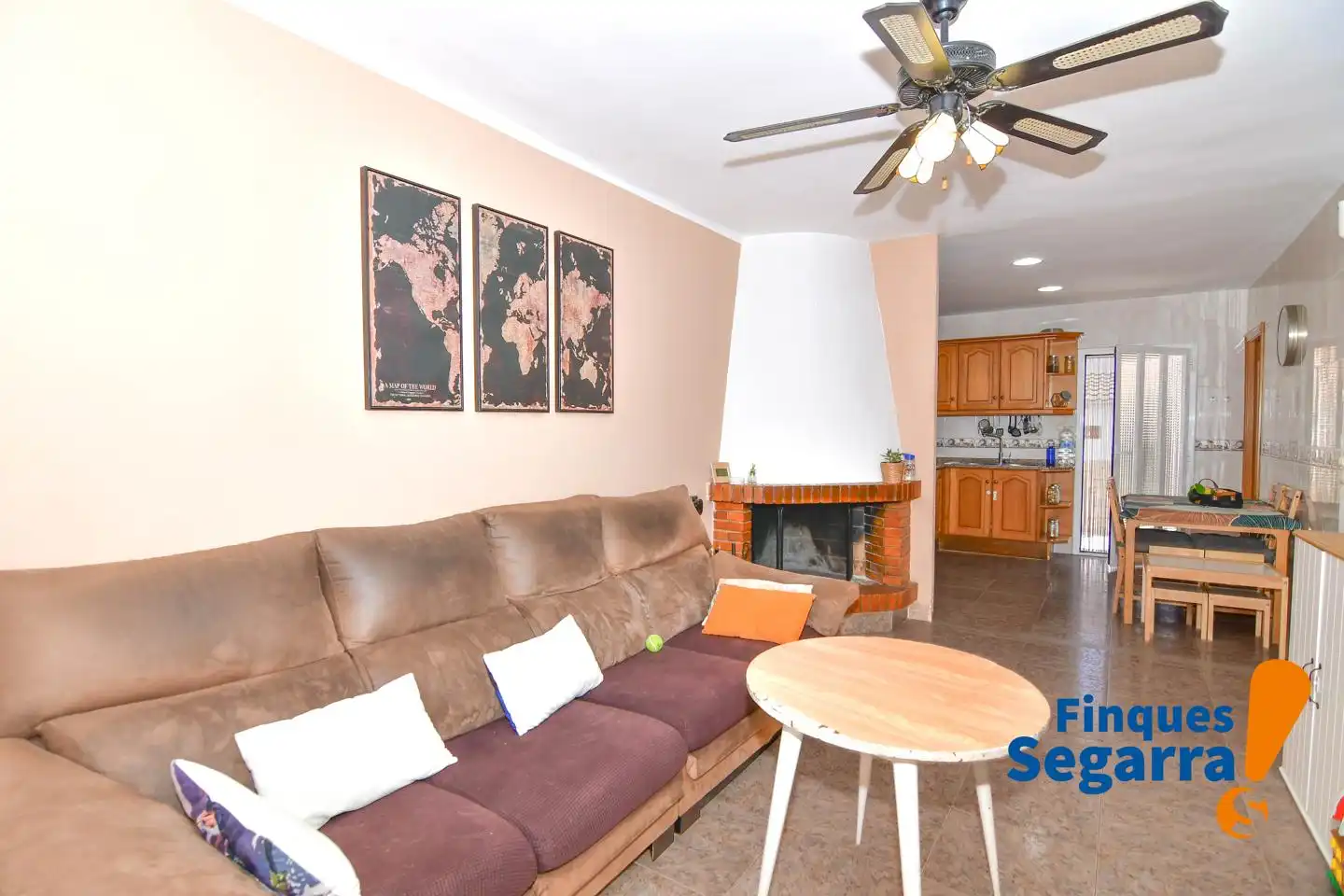 Sala de estar de Casa o chalet en venta en Albinyana con Terraza