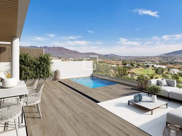 Ático con piscina en venta en Mijas pueblo