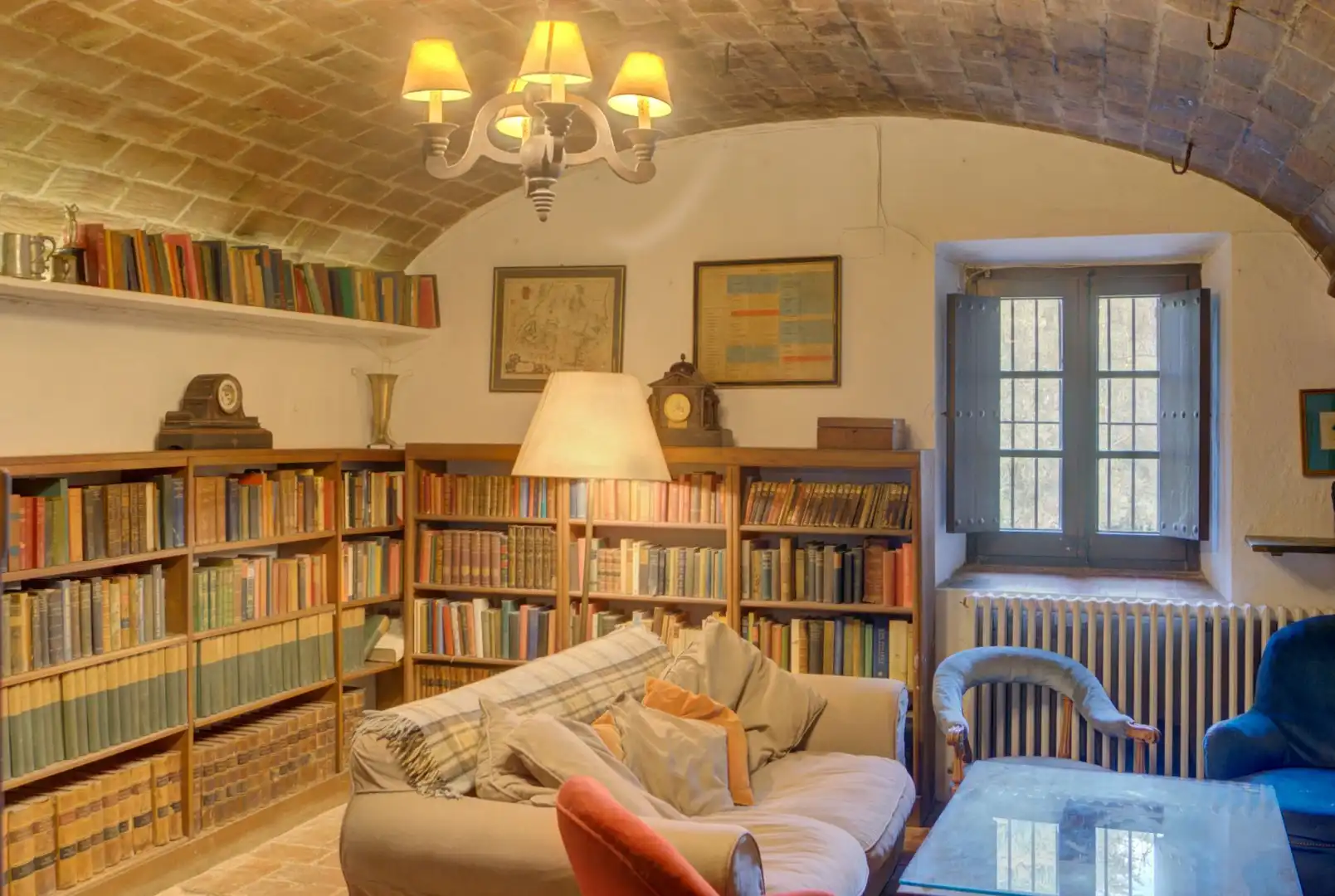 Sala d'estar de Finca rústica en venda en Madremanya amb Calefacció, Jardí privat i Piscina