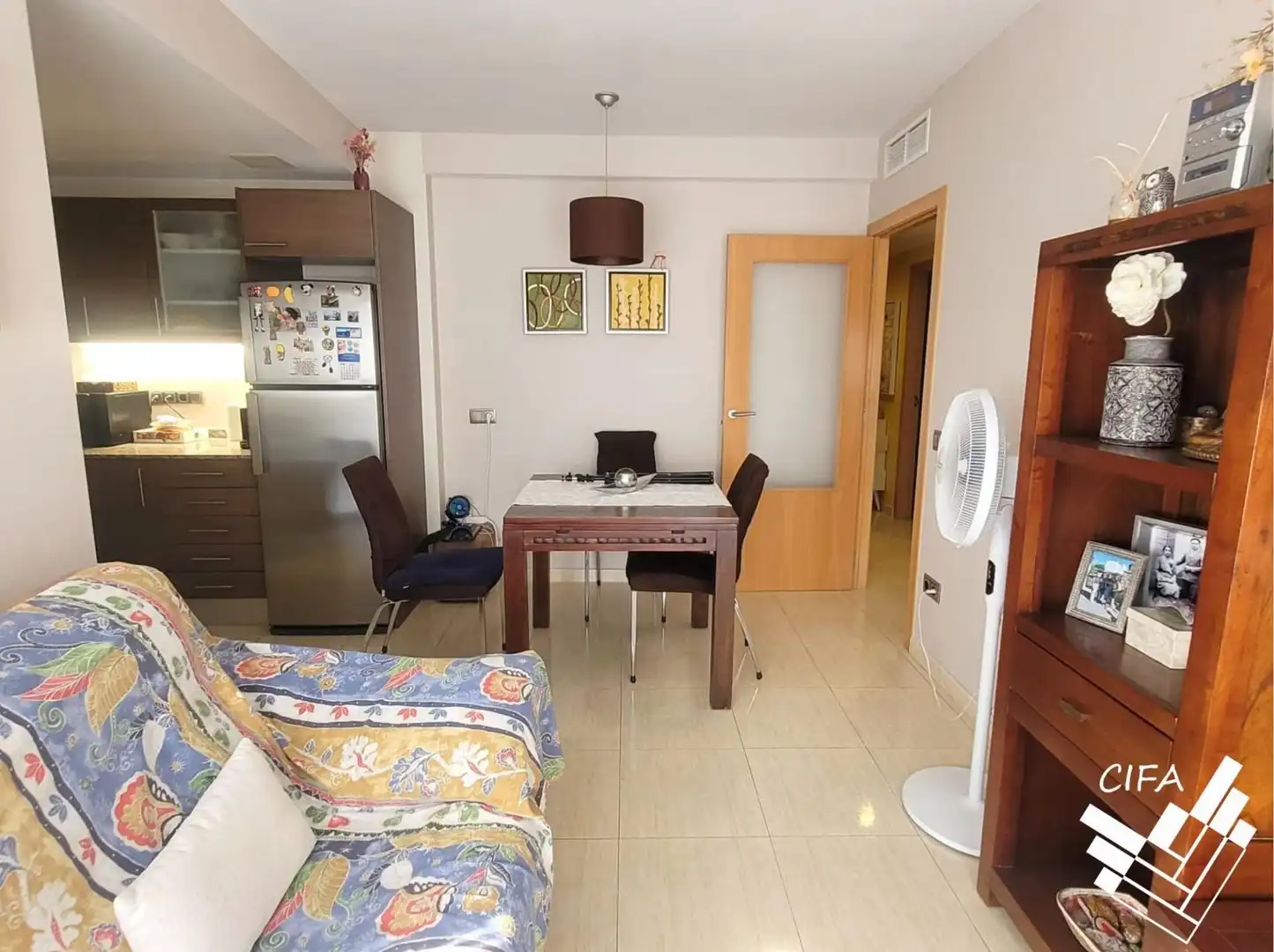 Sala d'estar de Pis en venda en Vinaròs amb Aire condicionat, Moblat i Balcó