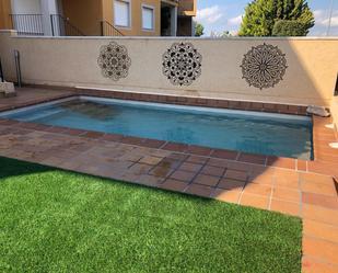 Piscina de Casa adosada en venda en  Murcia Capital amb Aire condicionat, Terrassa i Piscina