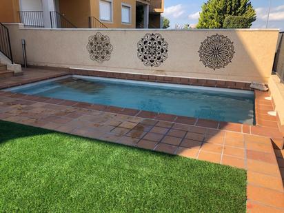 Swimming pool of Single-family semi-detached for sale in  Murcia Capital  with Air Conditioner, Heating and Private garden