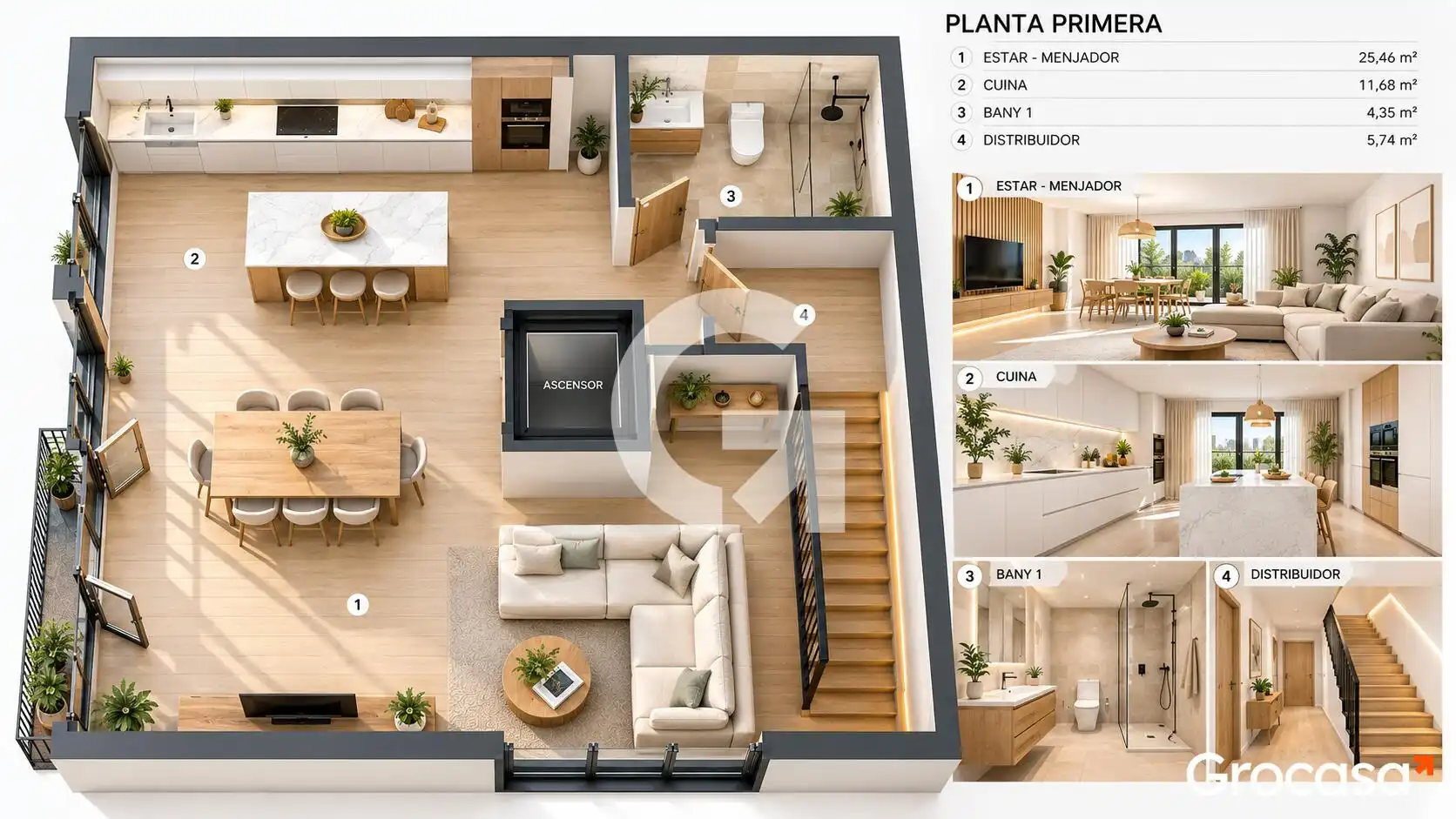 House with terrace for sale in Centre - Can Nadal, imagen 9