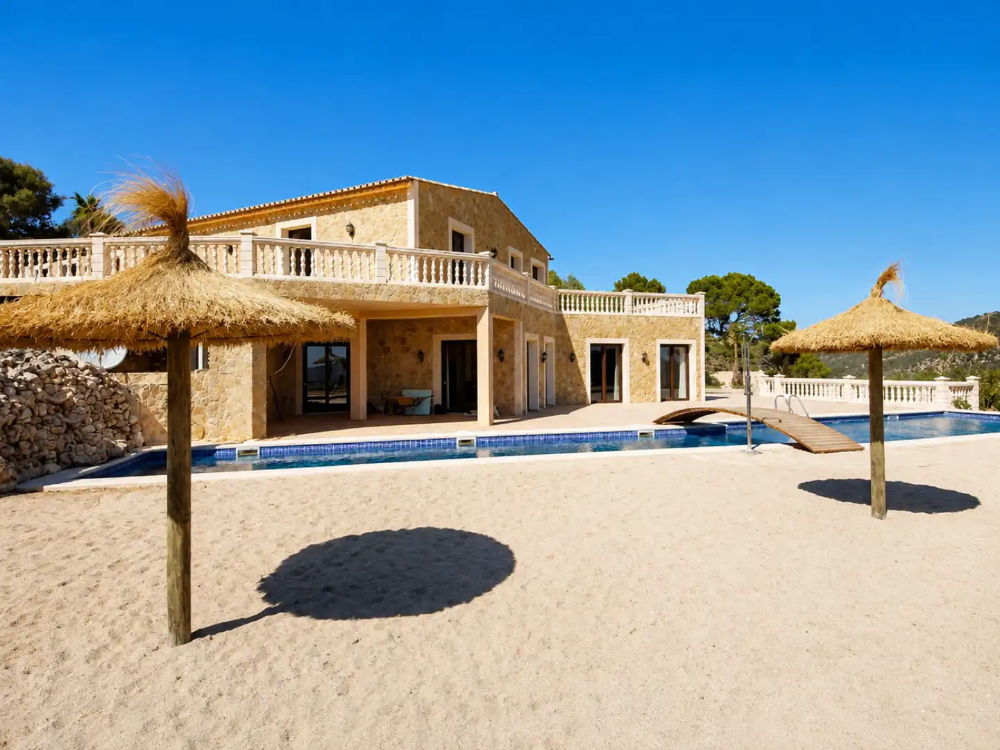 Exterior view of Houses for rent in Alaró  with Air Conditioner, Heating and Storage room