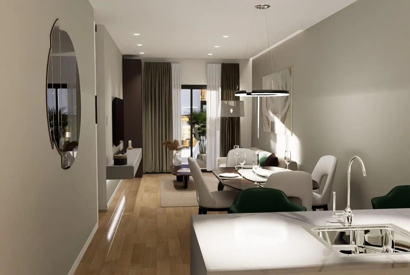 Living room of Flat for sale in Alcantarilla  with Terrace, Storage room and Balcony