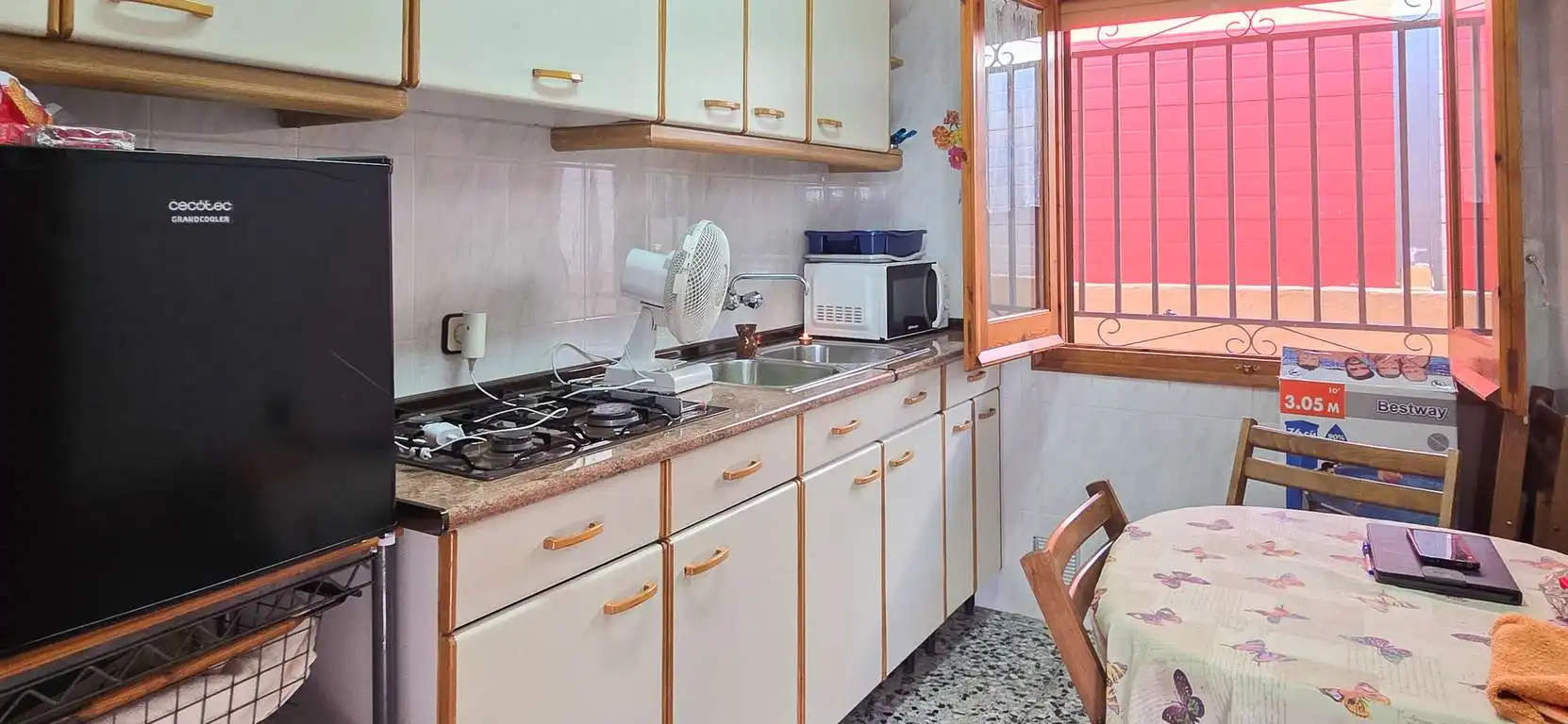 Küche von Haus oder Chalet zum Verkauf in Sant Miquel de Fluvià mit Terrasse und Möbliert