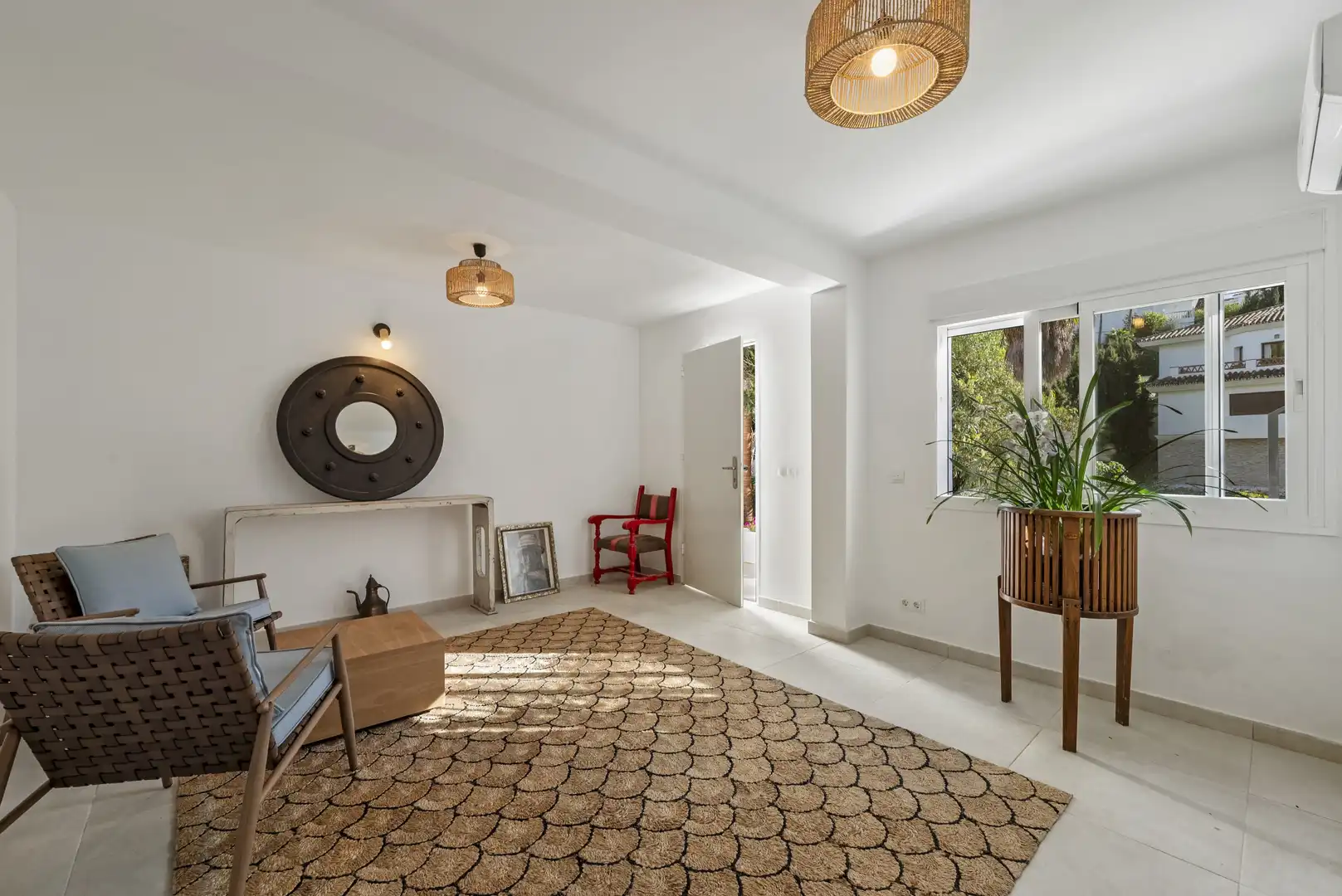 Living room of Houses for sale in Mijas  with Air Conditioner, Private garden and Terrace