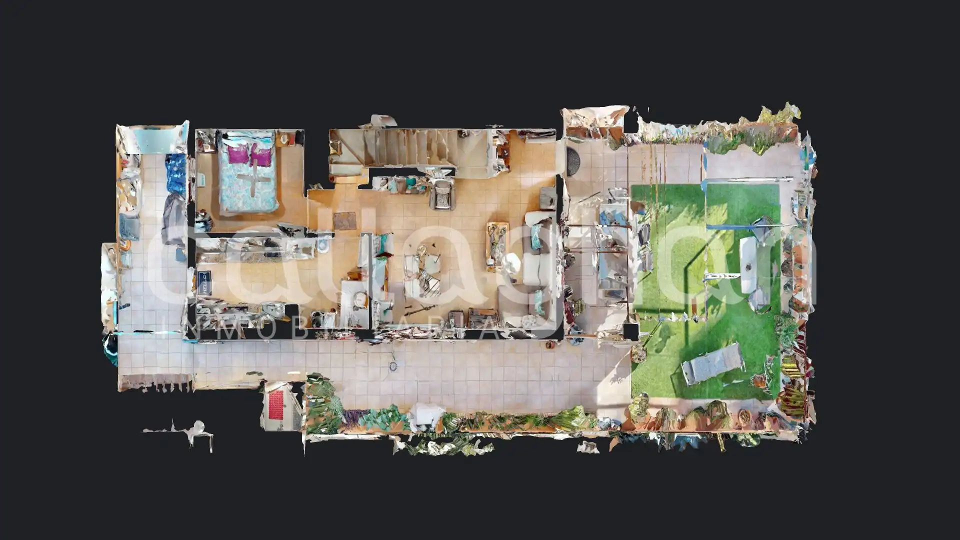 Garten von Einfamilien-Reihenhaus zum Verkauf in Canet d'En Berenguer mit Klimaanlage, Heizung und Privatgarten