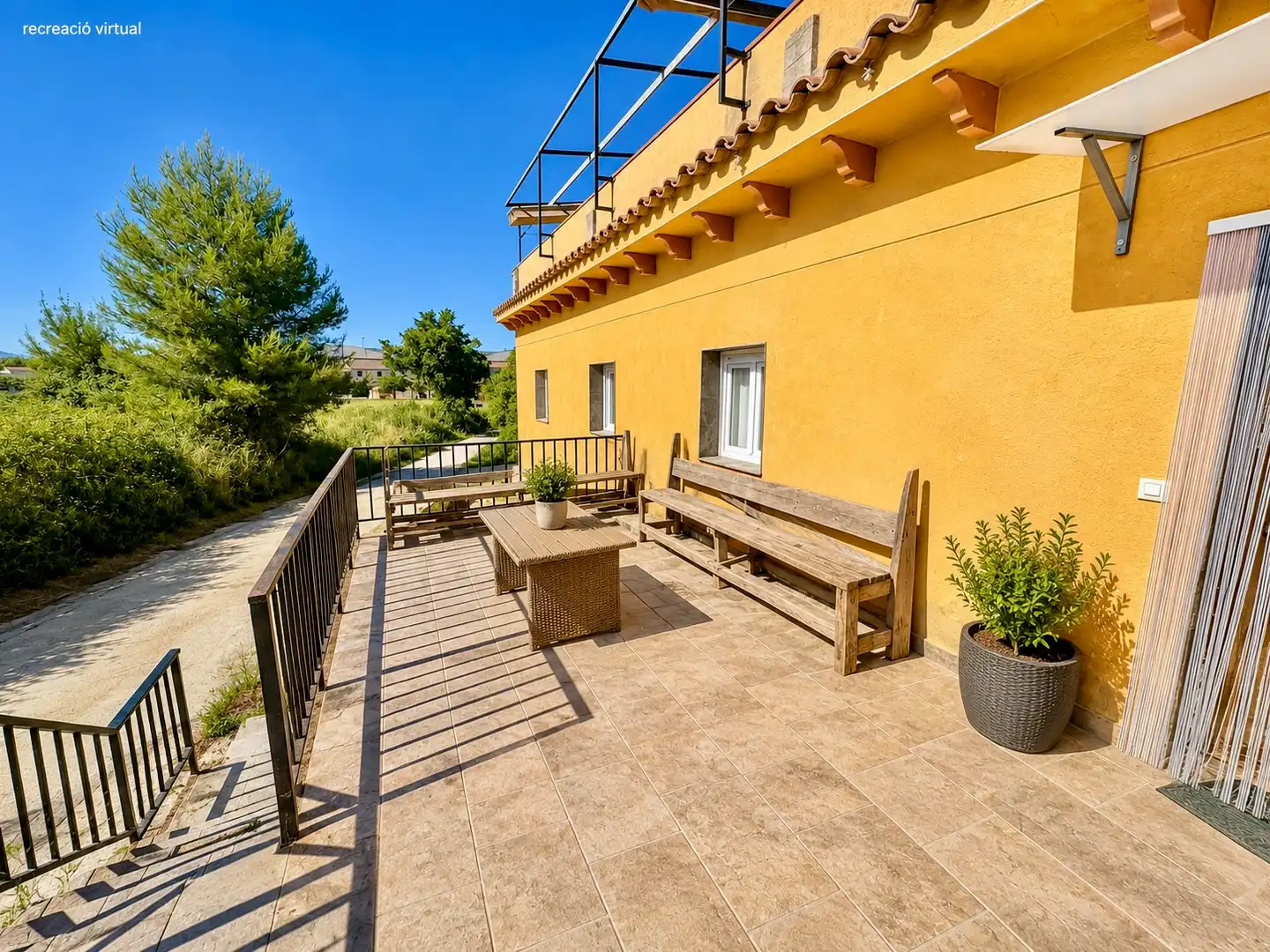 Terrassa de Casa o xalet en venda en Palol de Revardit amb Aire condicionat, Jardí privat i Terrassa