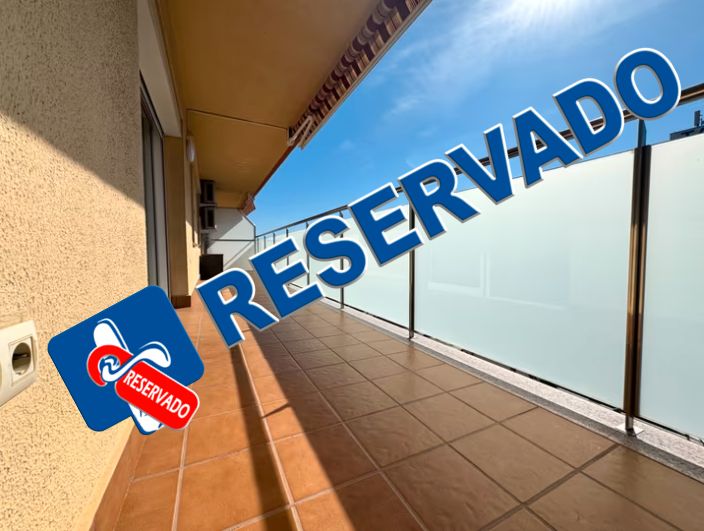 Terrace of Flat for sale in Santa Susanna  with Air Conditioner, Private garden and Parquet flooring