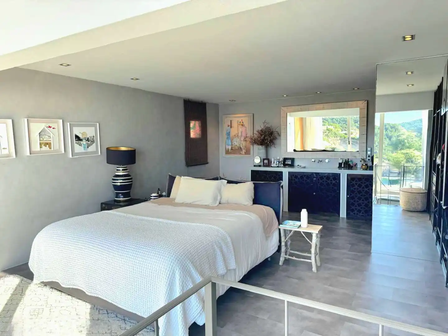 Bedroom of Duplexes for rent in Santa Eulària des Riu  with Air Conditioner, Heating and Terrace