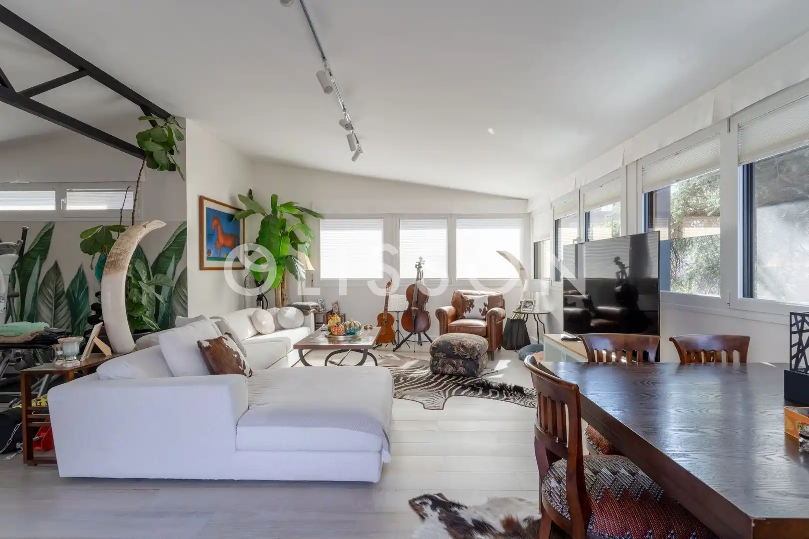 Sala de estar de Casa o chalet en venta en Madrid con Aire acondicionado, Calefacción y Jardín privado