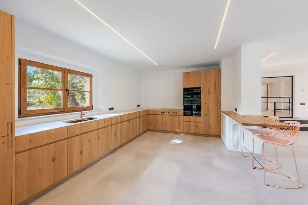 Cocina de Finca rústica en venta en Pollença con Aire acondicionado, Calefacción y Jardín privado