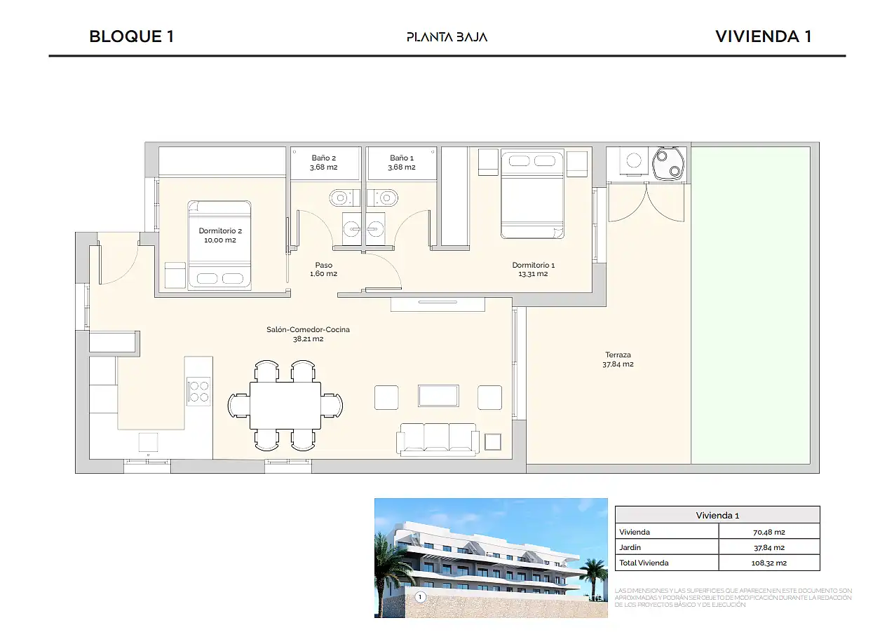 Apartamento con terraza en venta en Balcón de Finestrat - Terra Marina, imagen 11