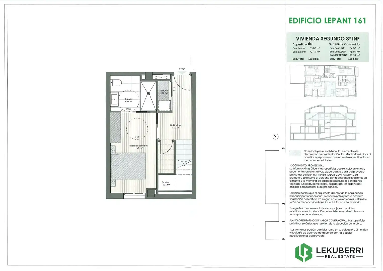 Flat with lift for sale in Carrer DE LEPANT
