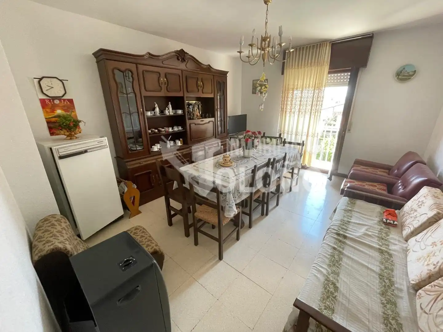 Esszimmer von Wohnung zum Verkauf in Casalarreina mit Abstellraum, Möbliert und Ofen
