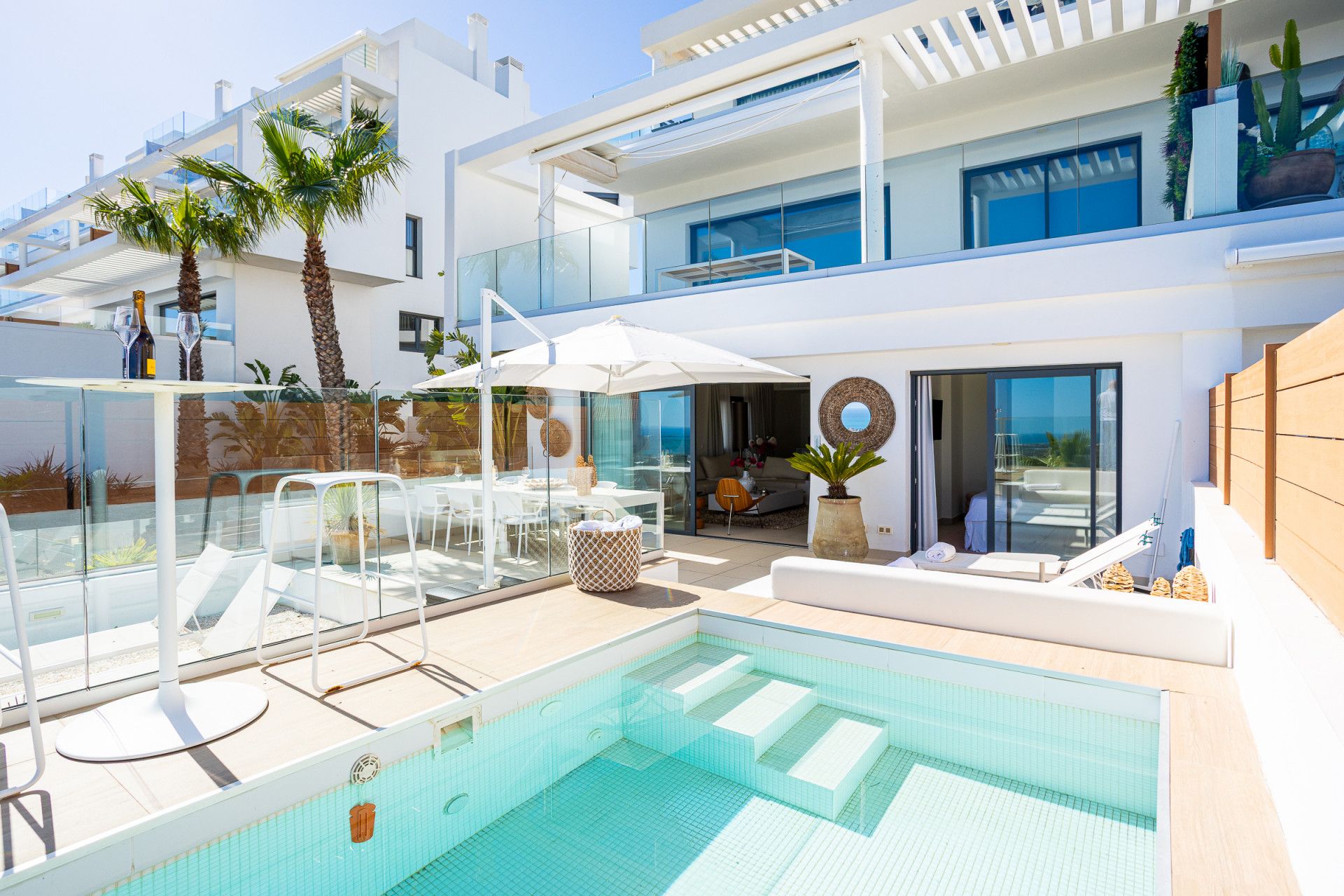 Terrace of Planta baja for sale in Mijas  with Air Conditioner, Terrace and Swimming Pool