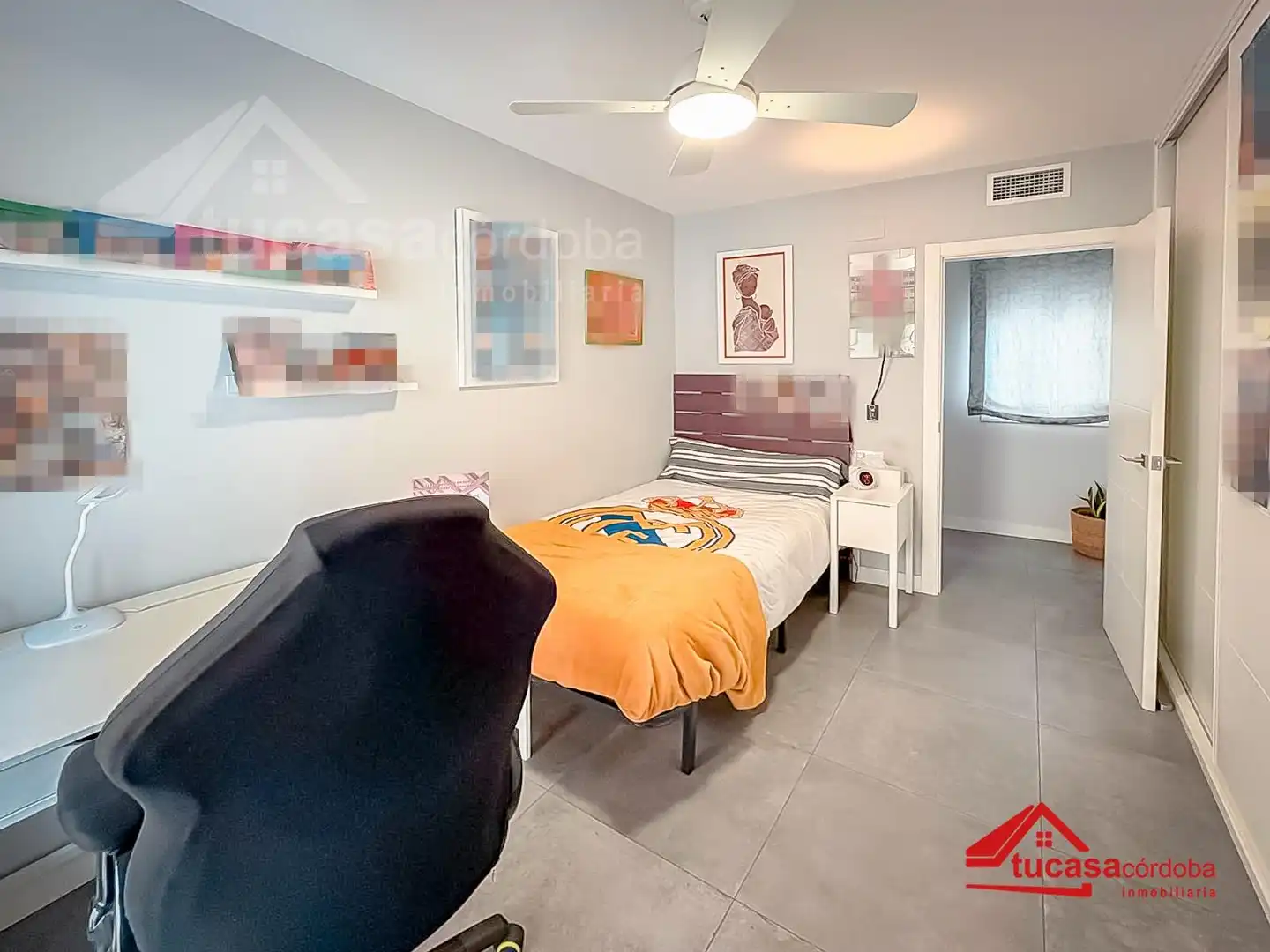 Bedroom of Flat for sale in Córdoba  with Air Conditioner and Terrace