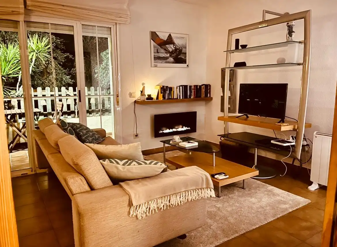 Wohnzimmer von Wohnung zur Miete in Vícar mit Klimaanlage, Heizung und Terrasse