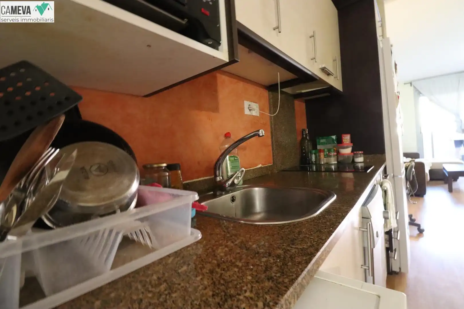Cuina de Pis en venda en Terrassa amb Calefacció, Jardí privat i Terrassa