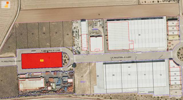 Terreno industrial en Venta en Plaza Industrial el Llano en Villarrubia de Santiago