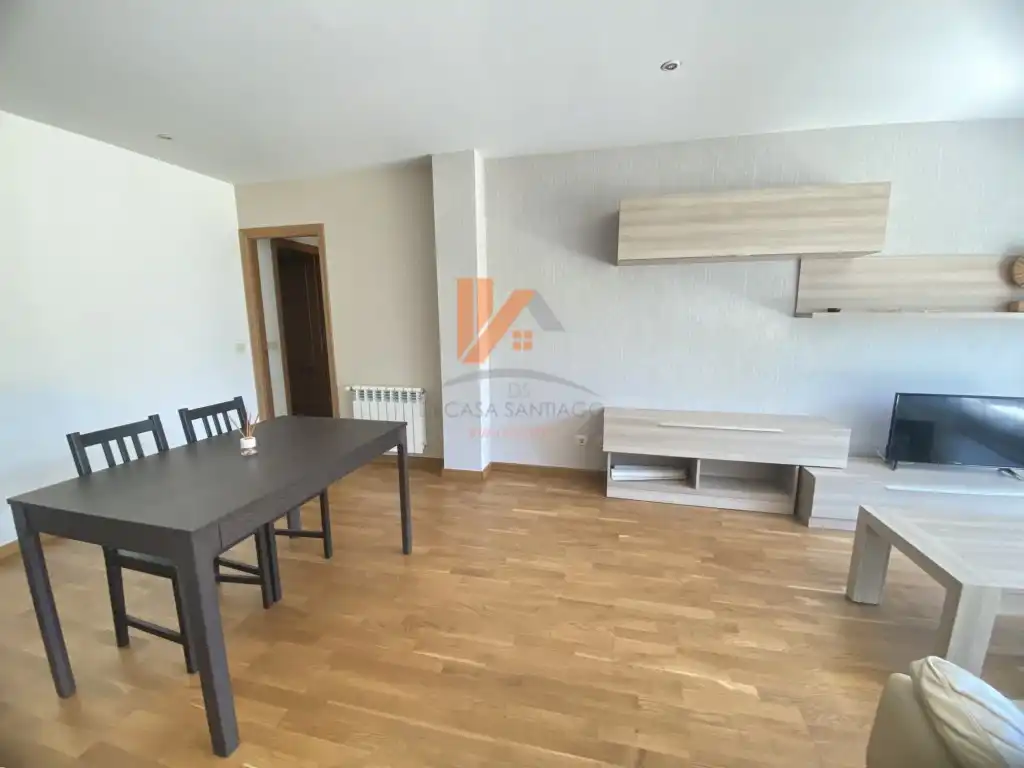 Sala de estar de Piso de alquiler en Santiago de Compostela  con Amueblado, Horno y Lavadora