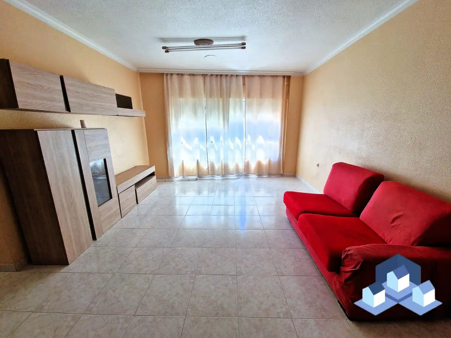 Sala de estar de Piso en venta en Lorca con Amueblado y Balcón