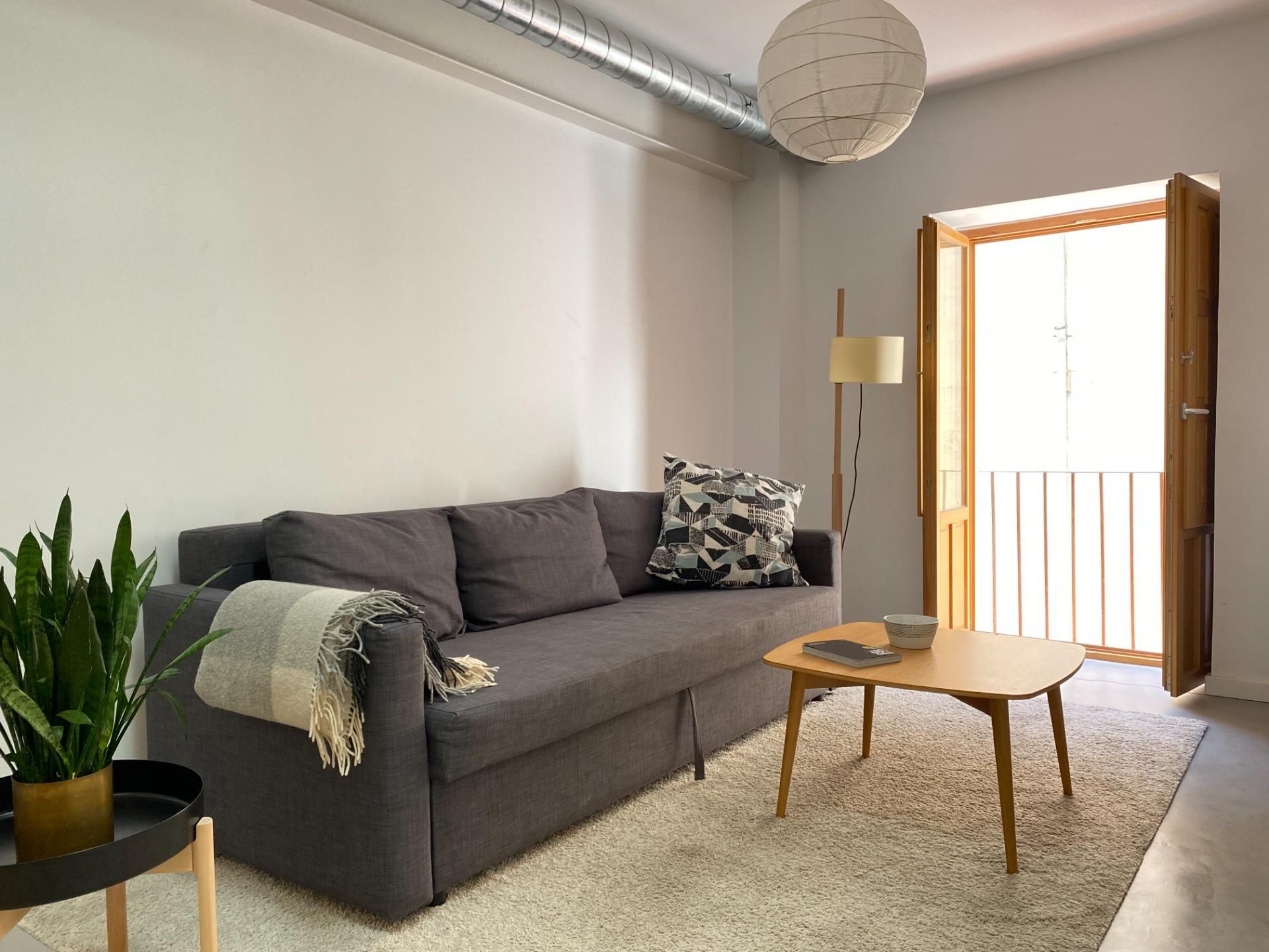 Living room of Flat for sale in Segovia Capital  with Heating and Balcony