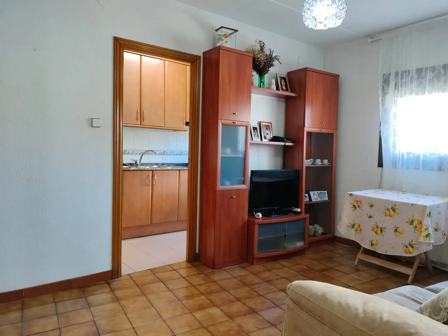 Sala d'estar de Casa adosada en venda en Sabadell amb Terrassa