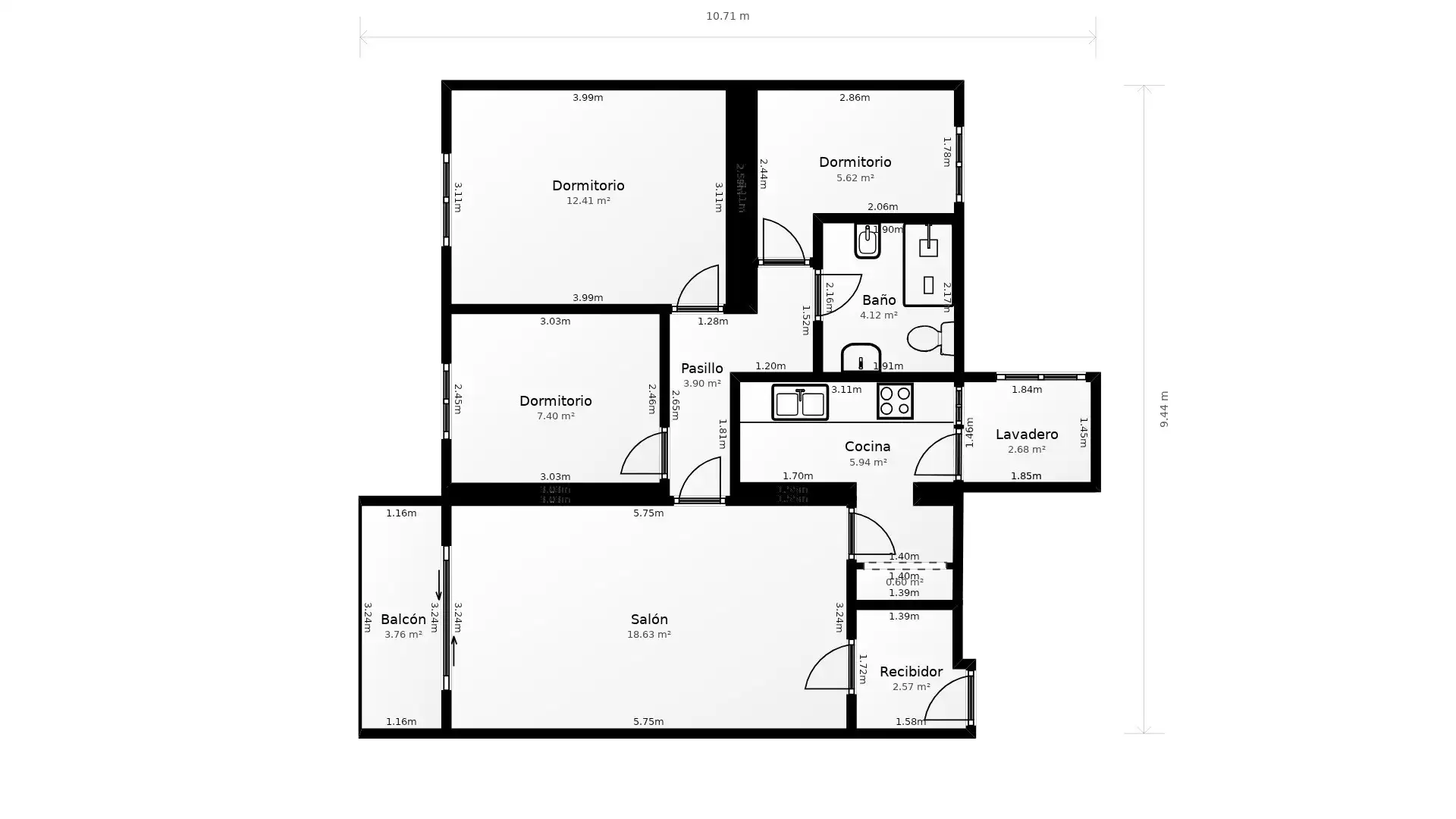 Flat for sale in Rubí  with Air Conditioner, Heating and Terrace