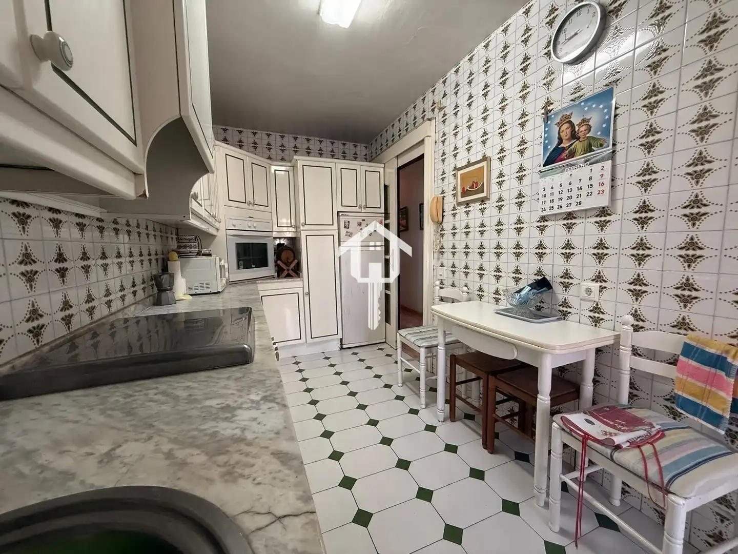Cocina de Piso en venta en Alicante / Alacant con Aire acondicionado, Amueblado y Balcón