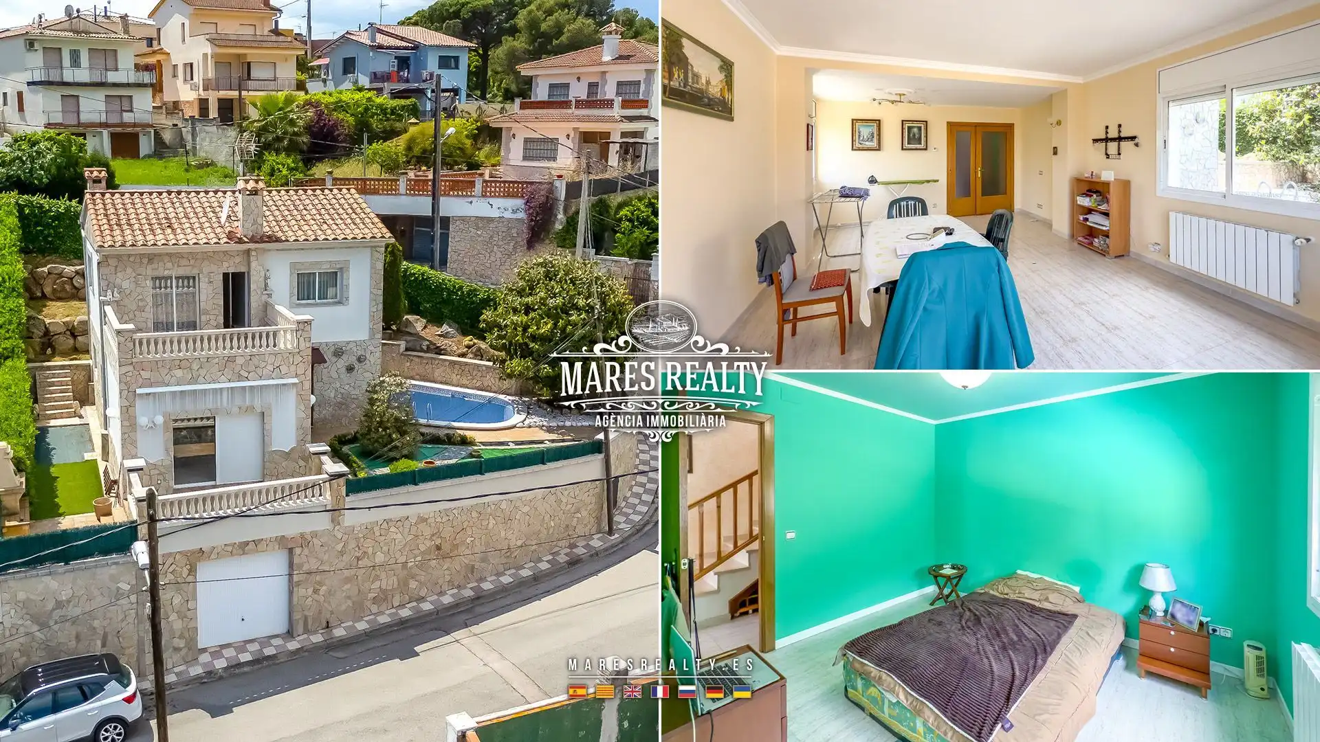Exterior view of Houses for sale in Lloret de Mar  with Air Conditioner, Heating and Private garden
