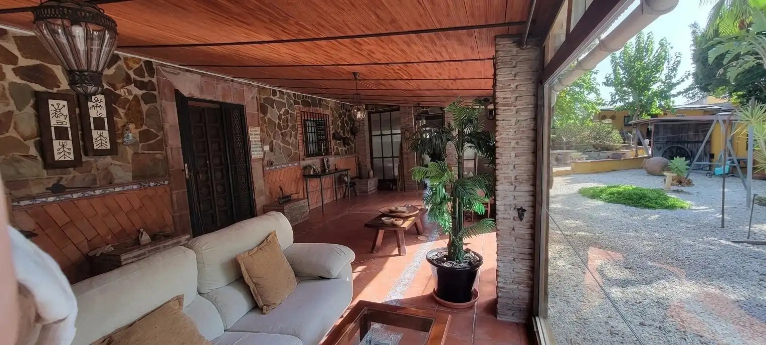 Terrassa de Finca rústica en venda en Pizarra amb Aire condicionat, Calefacció i Piscina