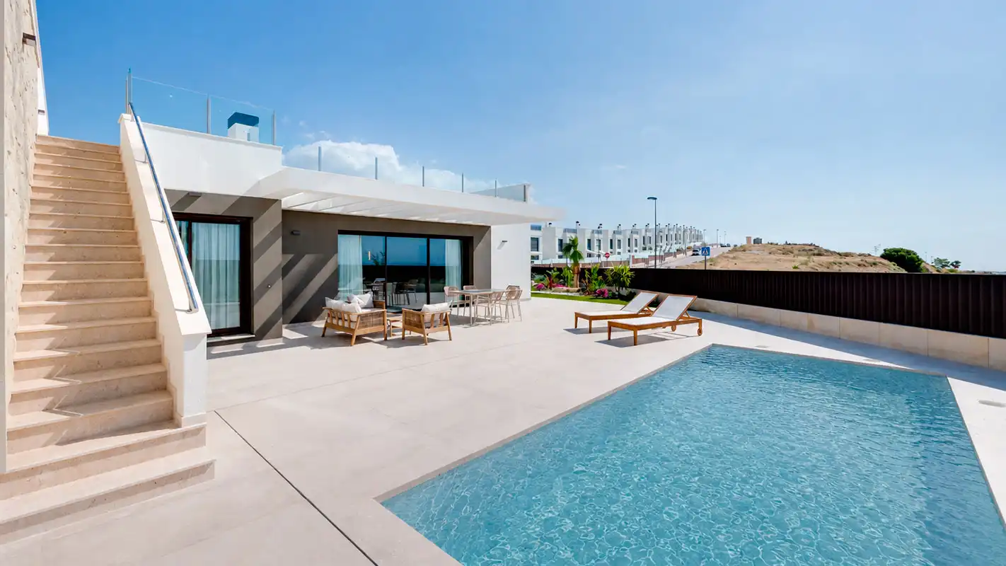 Terraza de Casa o chalet en venta en Mutxamel con Aire acondicionado, Calefacción y Jardín privado