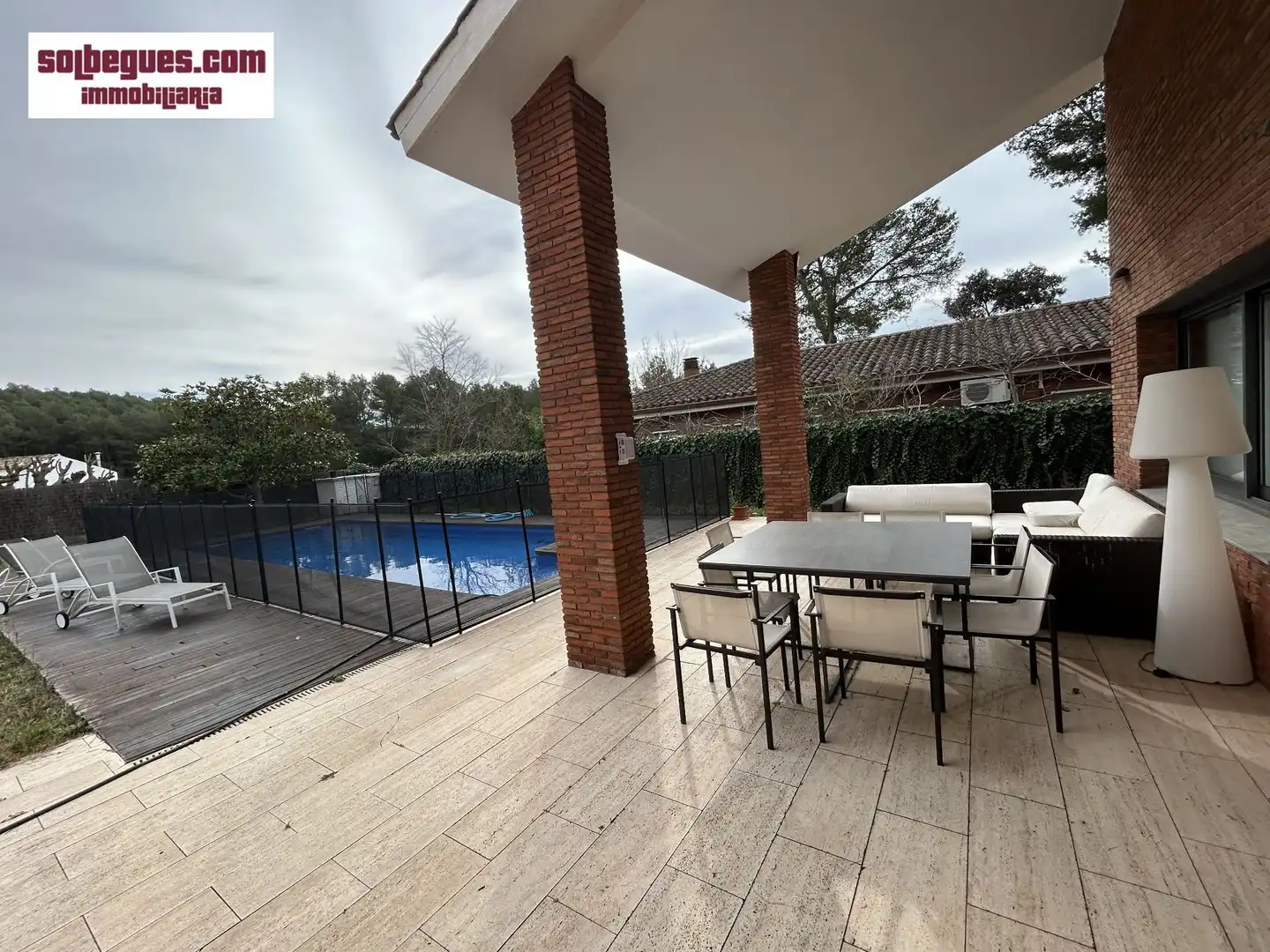 Terrassa de Casa o xalet de lloguer en Begues amb Aire condicionat, Calefacció i Jardí privat