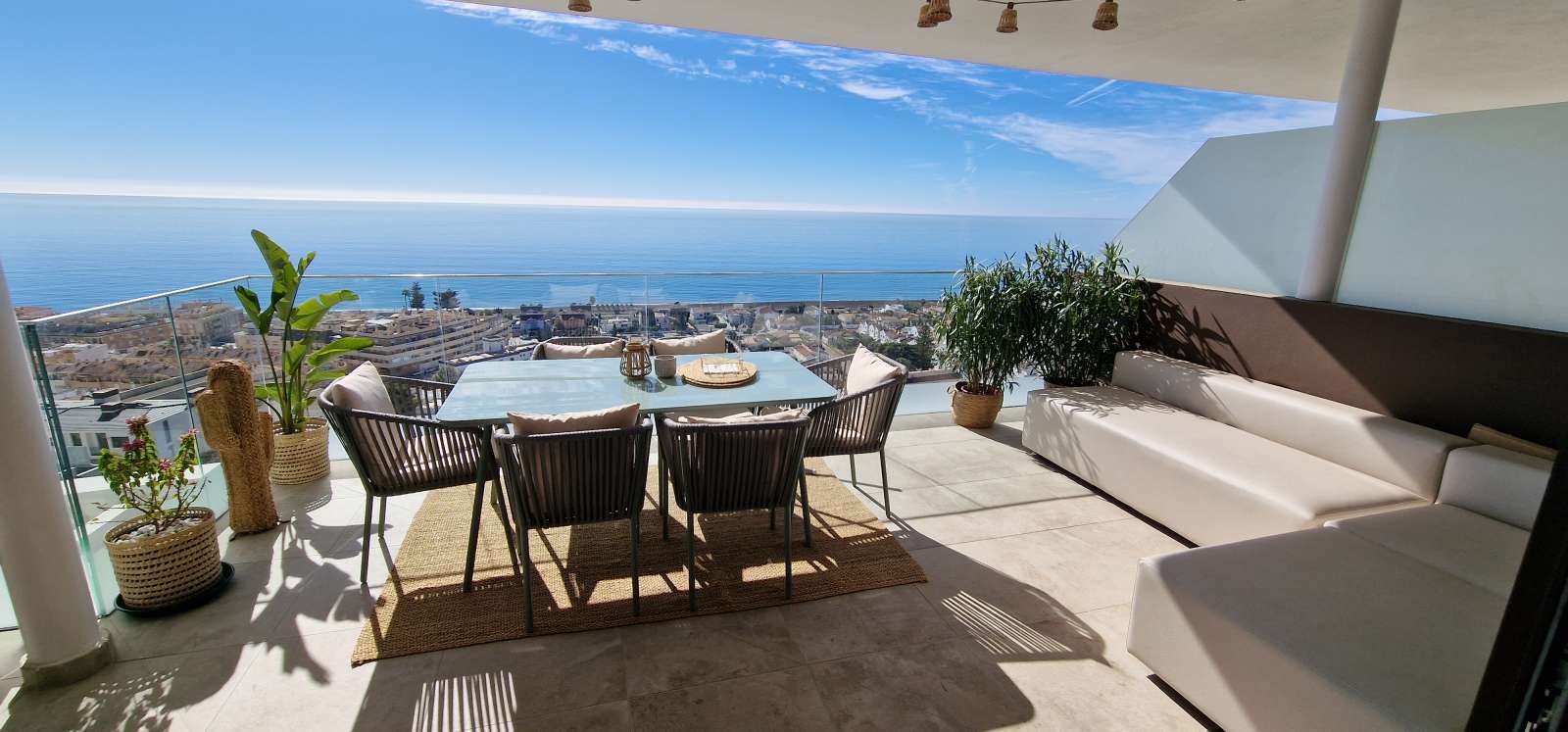 Terrace of Apartment to share in Rincón de la Victoria  with Air Conditioner and Terrace