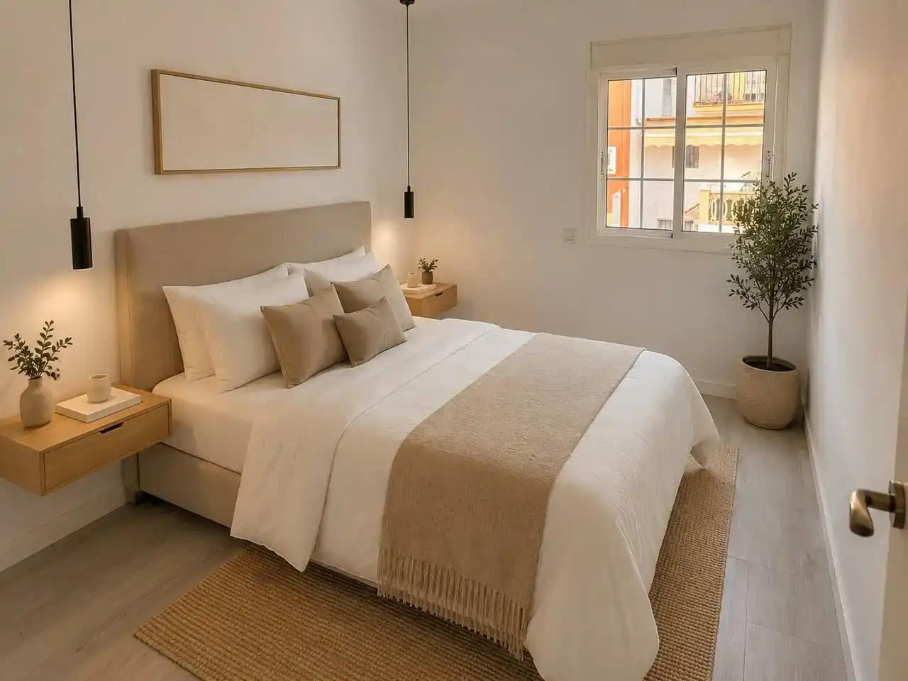 Bedroom of Houses for sale in Marbella  with Air Conditioner, Swimming Pool and Balcony