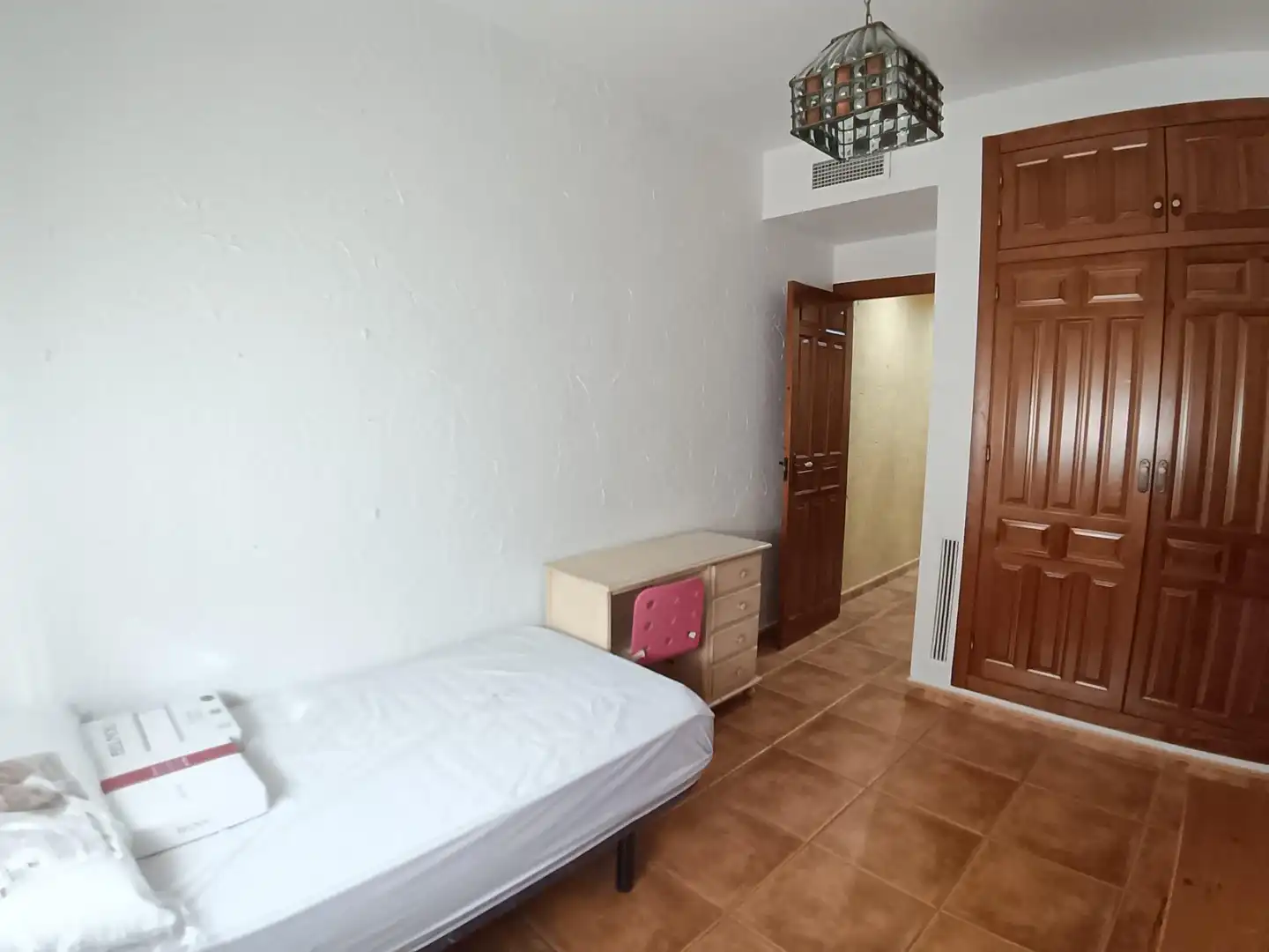 Schlafzimmer von Wohnung zur Miete in Murcia mit Klimaanlage, Heizung und Möbliert