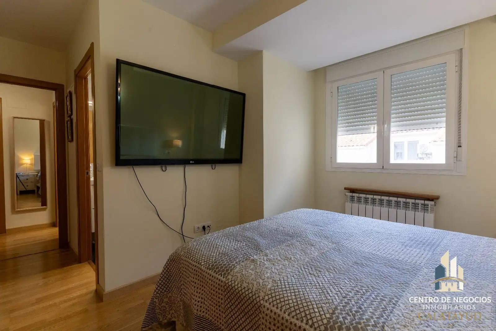 Schlafzimmer von Wohnung zum Verkauf in Calatayud mit Heizung, Parkett und Terrasse