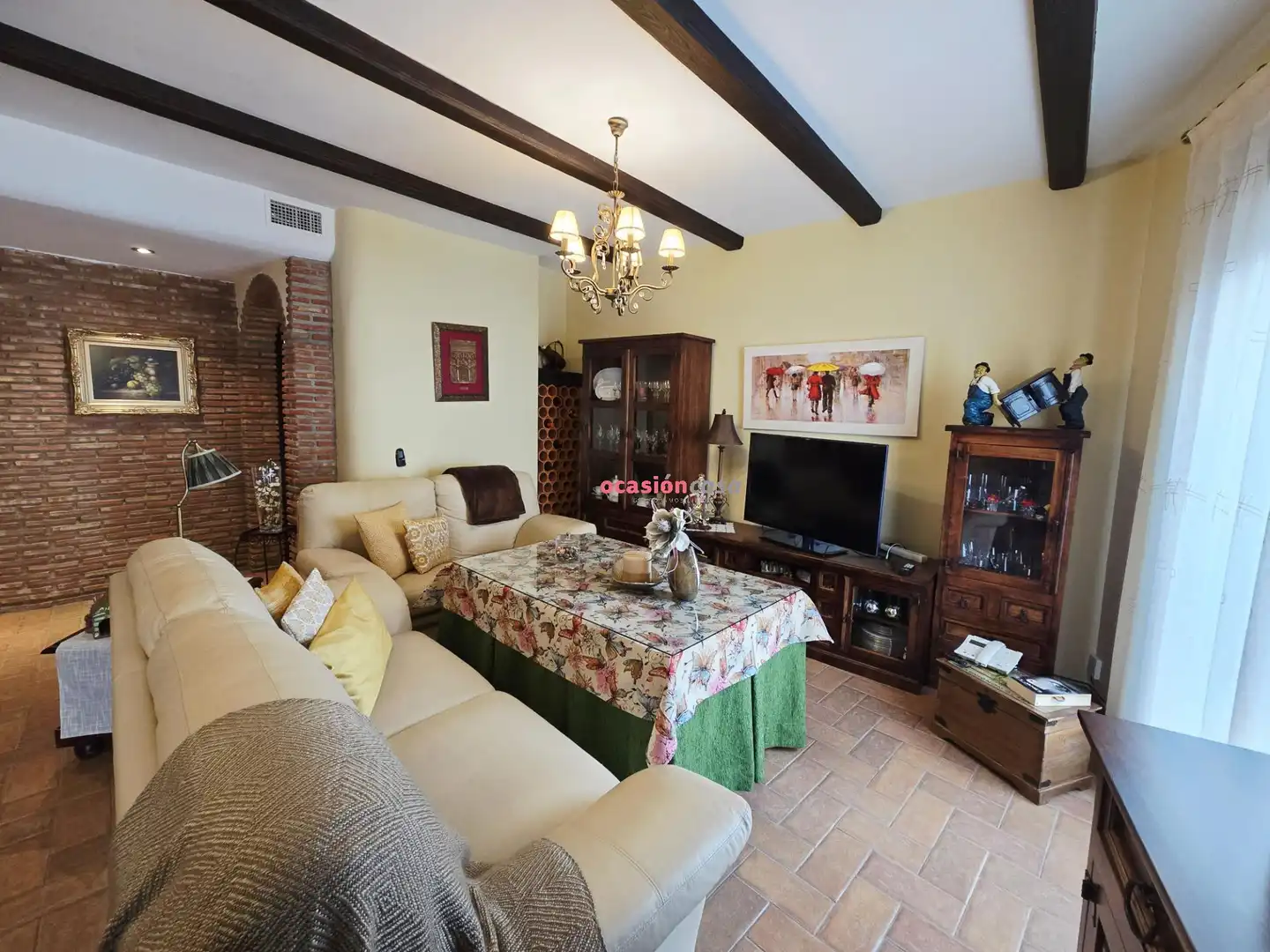 Sala de estar de Piso en venta en Pozoblanco con Aire acondicionado, Calefacción y Amueblado