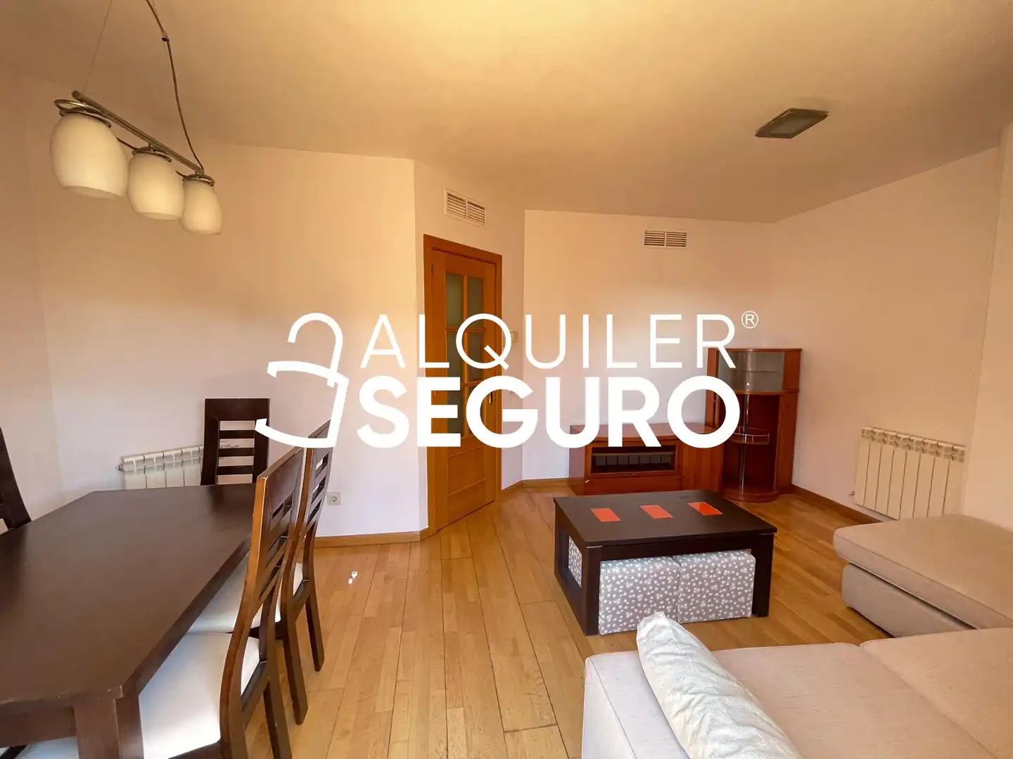 Sala d'estar de Àtic de lloguer en Madrid amb Calefacció, Terrassa i Piscina