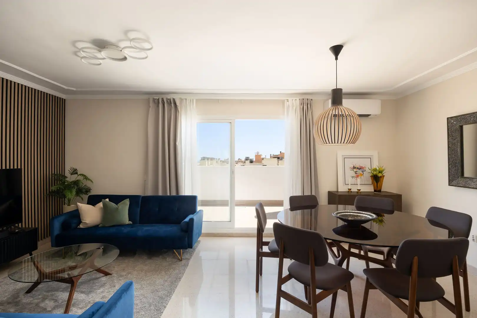 Sala de estar de Ático en venta en Mijas con Terraza y Amueblado
