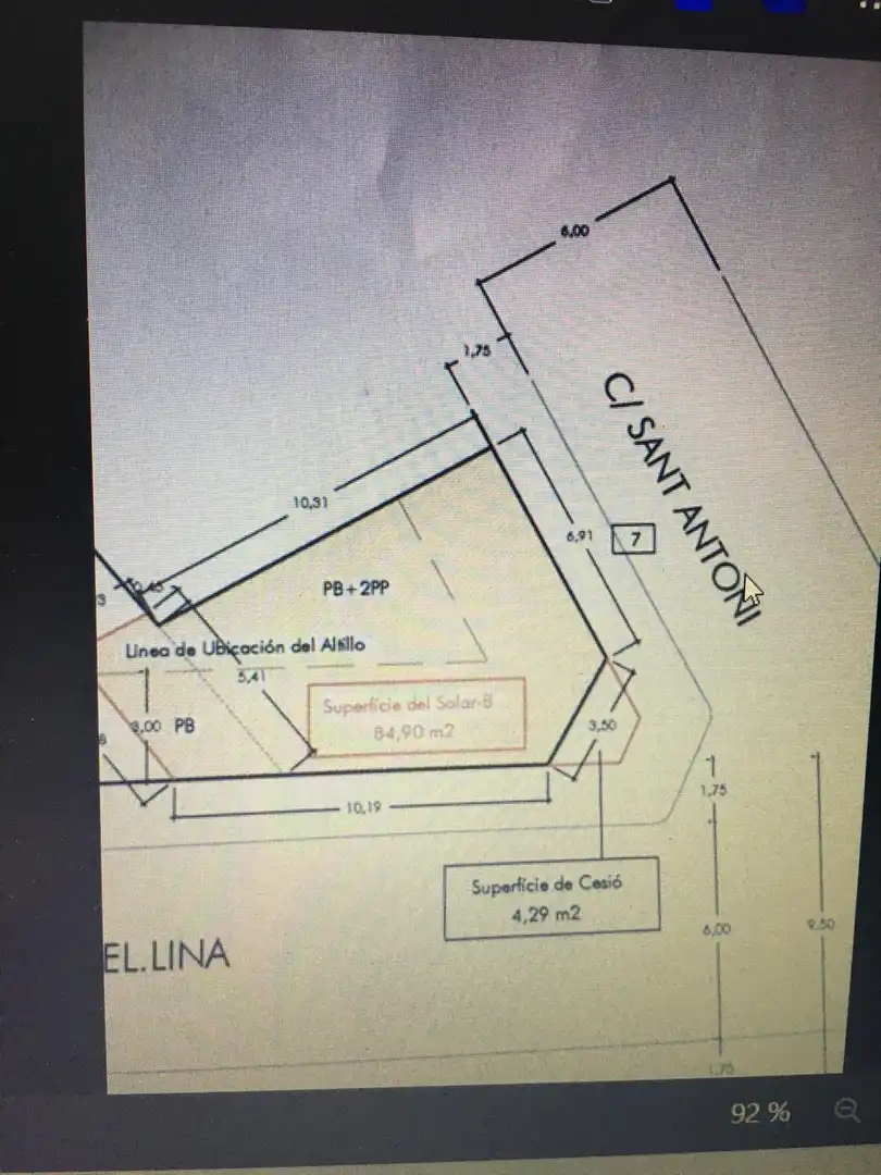 Terreny residencial en venda a Carrer de Sant Antoni, imagen 3