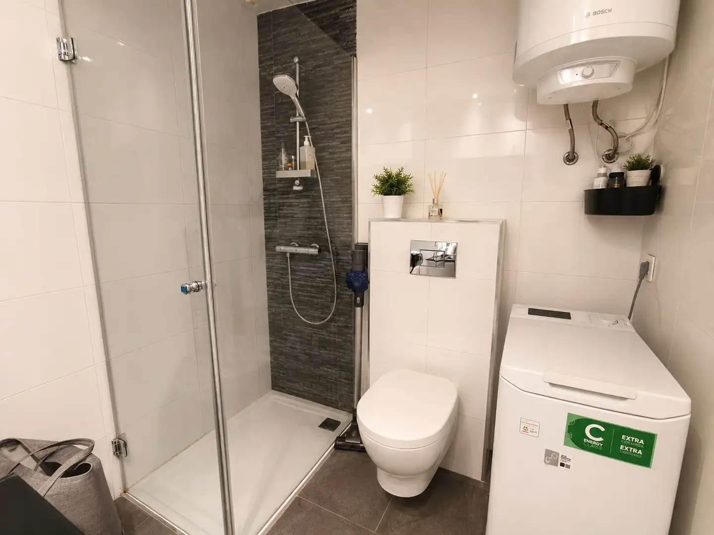 Baño de Ático en venta en Málaga con Aire acondicionado, Calefacción y Terraza