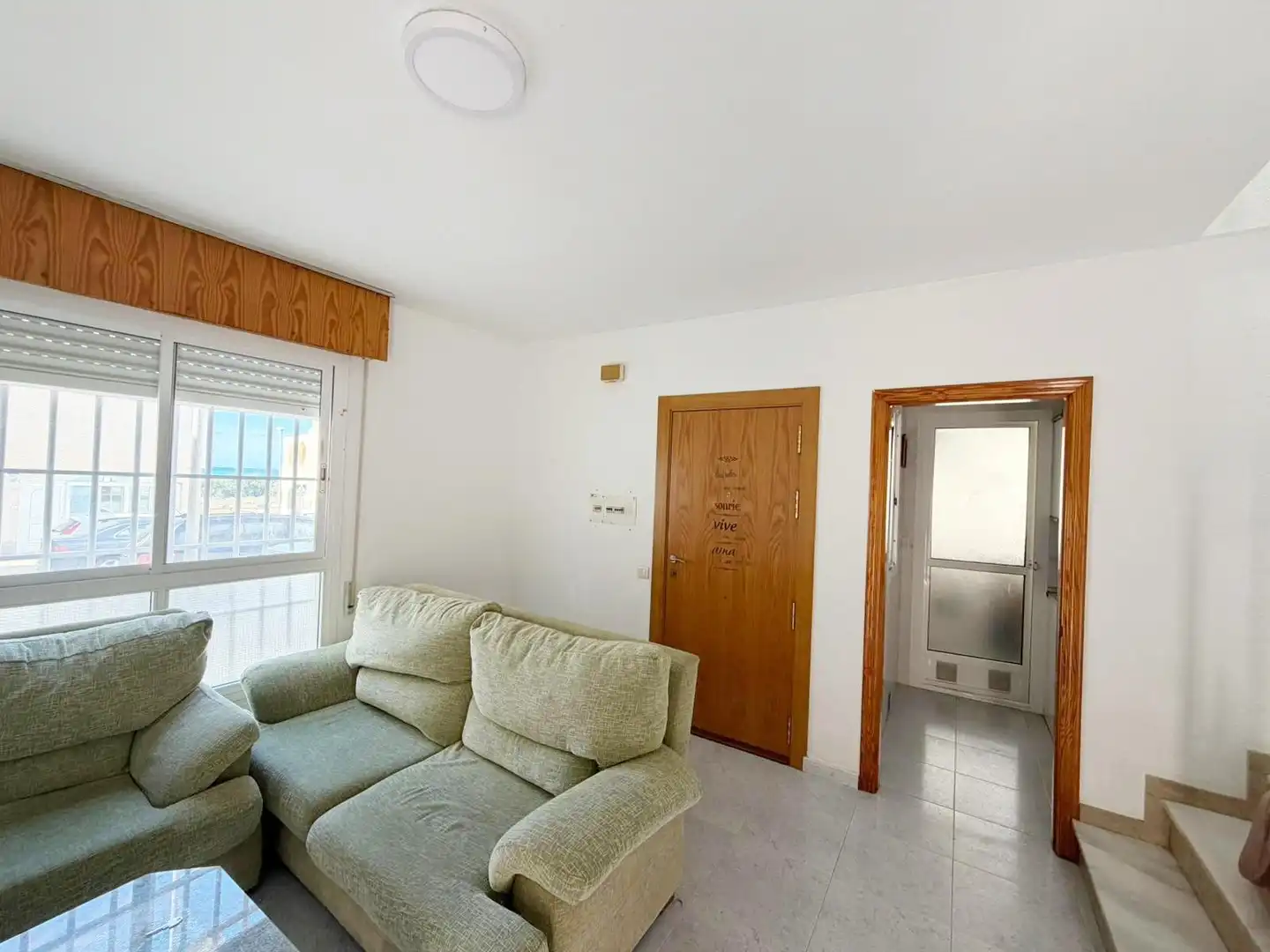Living room of Duplexes for sale in Almería  with Terrace, Furnished and Balcony