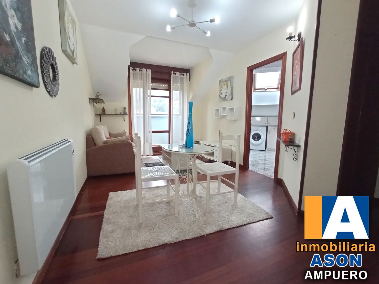 Living room of Flat for sale in Ampuero  with Heating, Parquet flooring and Furnished