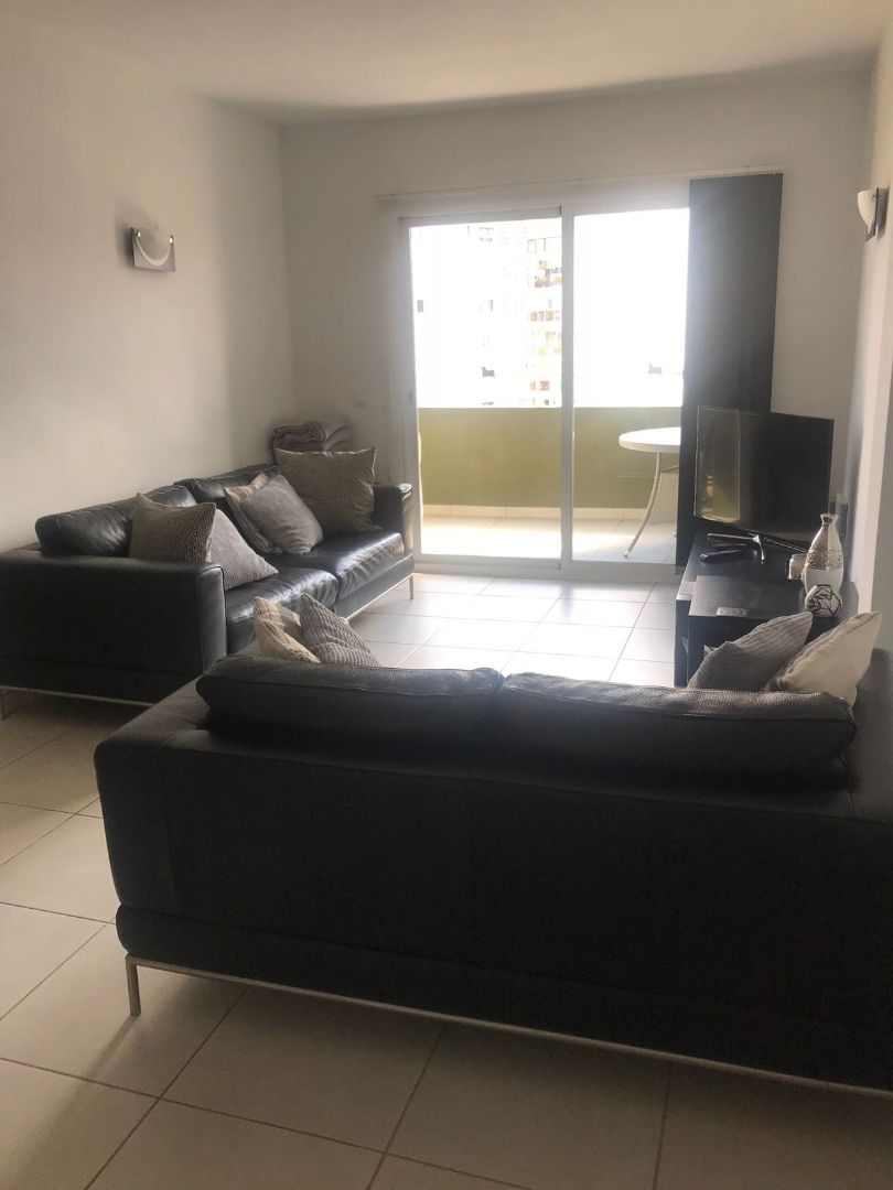 Living room of Flat for sale in Fuengirola  with Air Conditioner, Terrace and Storage room