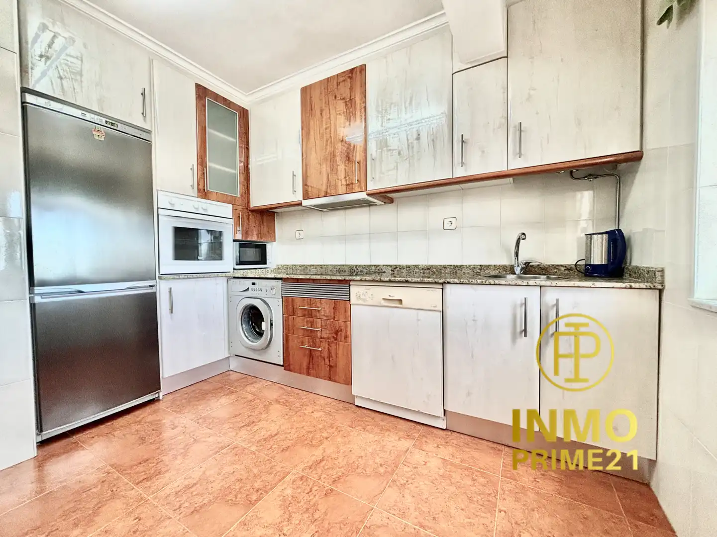 Cocina de Piso de alquiler en Santander con Calefacción, Parquet y Amueblado