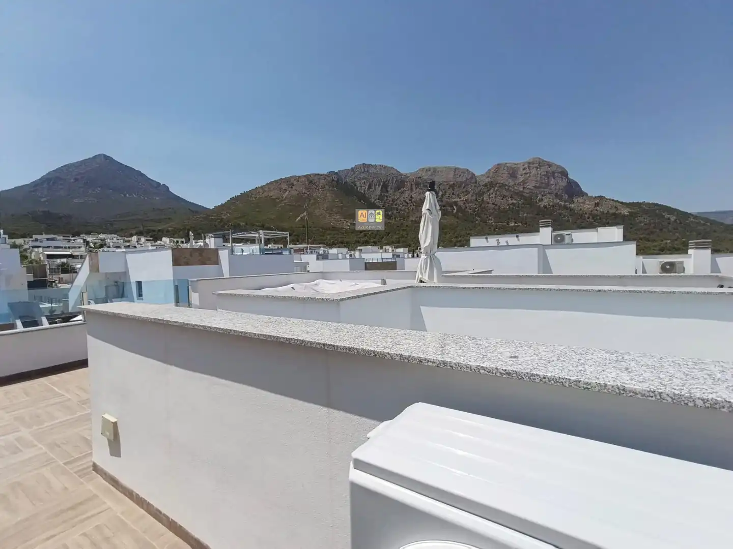Terrassa de Casa adosada de lloguer en Polop amb Aire condicionat, Calefacció i Jardí privat