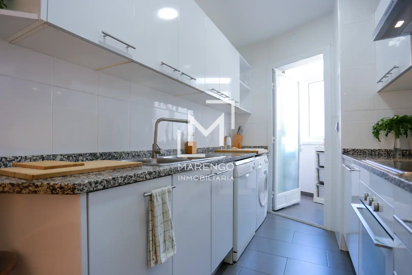 Küche von Wohnung zur Miete in Sitges mit Klimaanlage, Heizung und Parkett